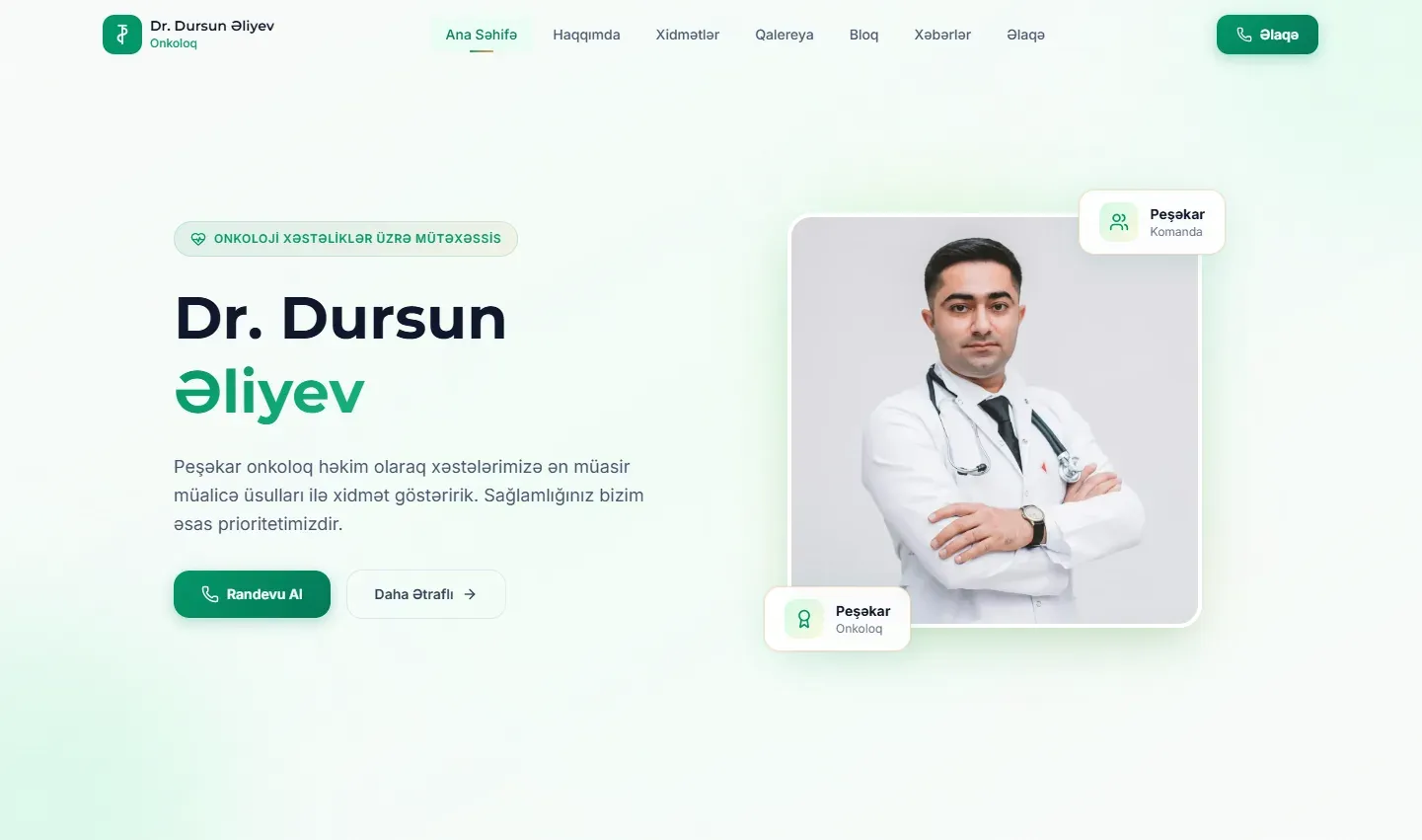 Сайт Dursun Əliyev
