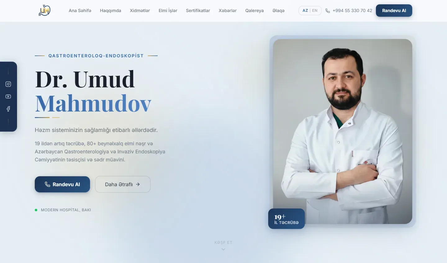 Сайт Umud Mahmudov