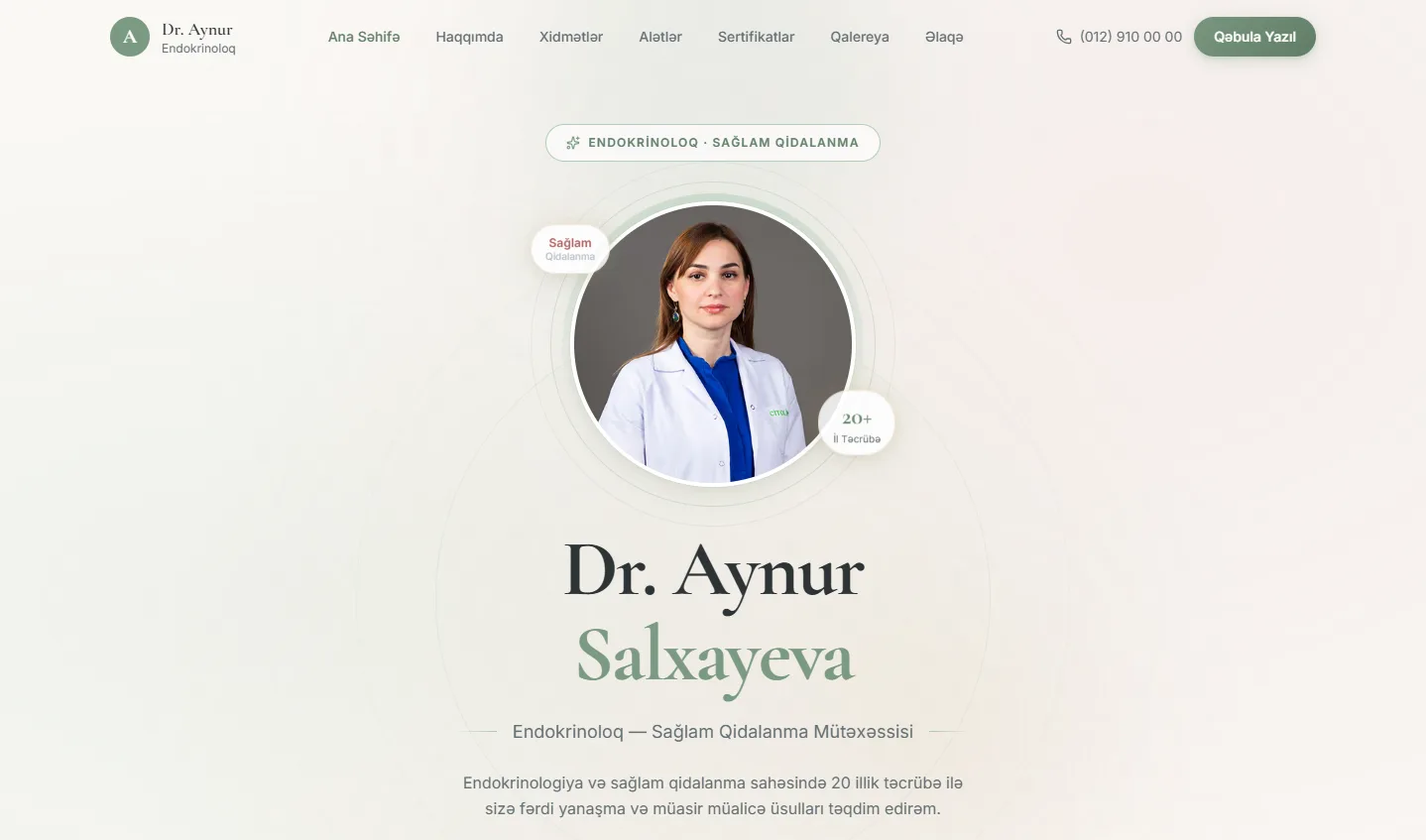 Dr. Aynur Salxayeva saytı